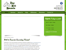 Tablet Screenshot of dayhillkennels.com